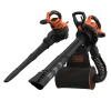 Distributeur Officiel Castorama Aspirateur Souffleur Broyeur électrique Black & Decker BEBLV300-QS 3000 W + Sac à Dos 7